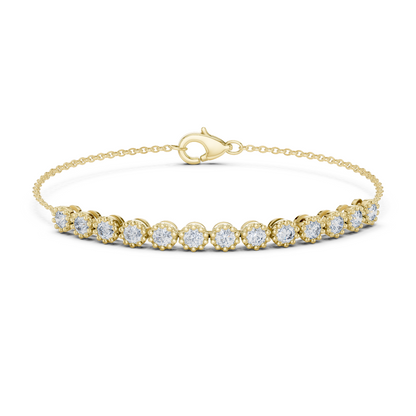 Dainty Diamond Line Bracelet