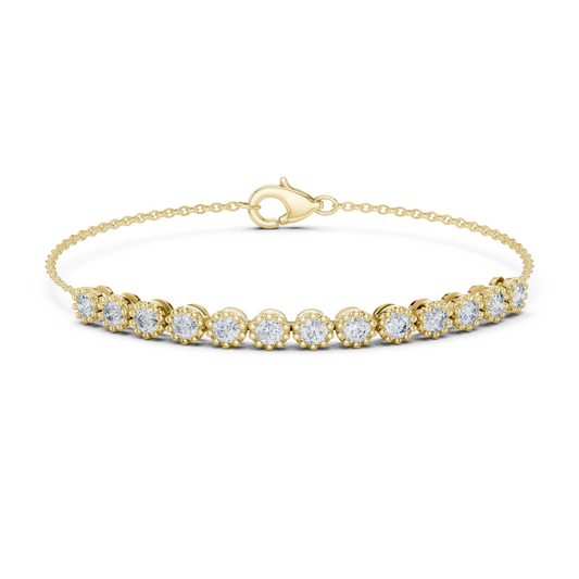 Dainty Diamond Line Bracelet