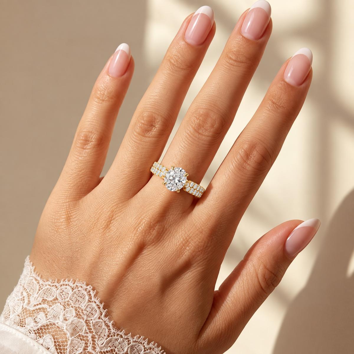 Cushion Cluster Lab Grown Diamond