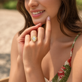 Orelisse Round Bezel Lab Grown Diamond Ring