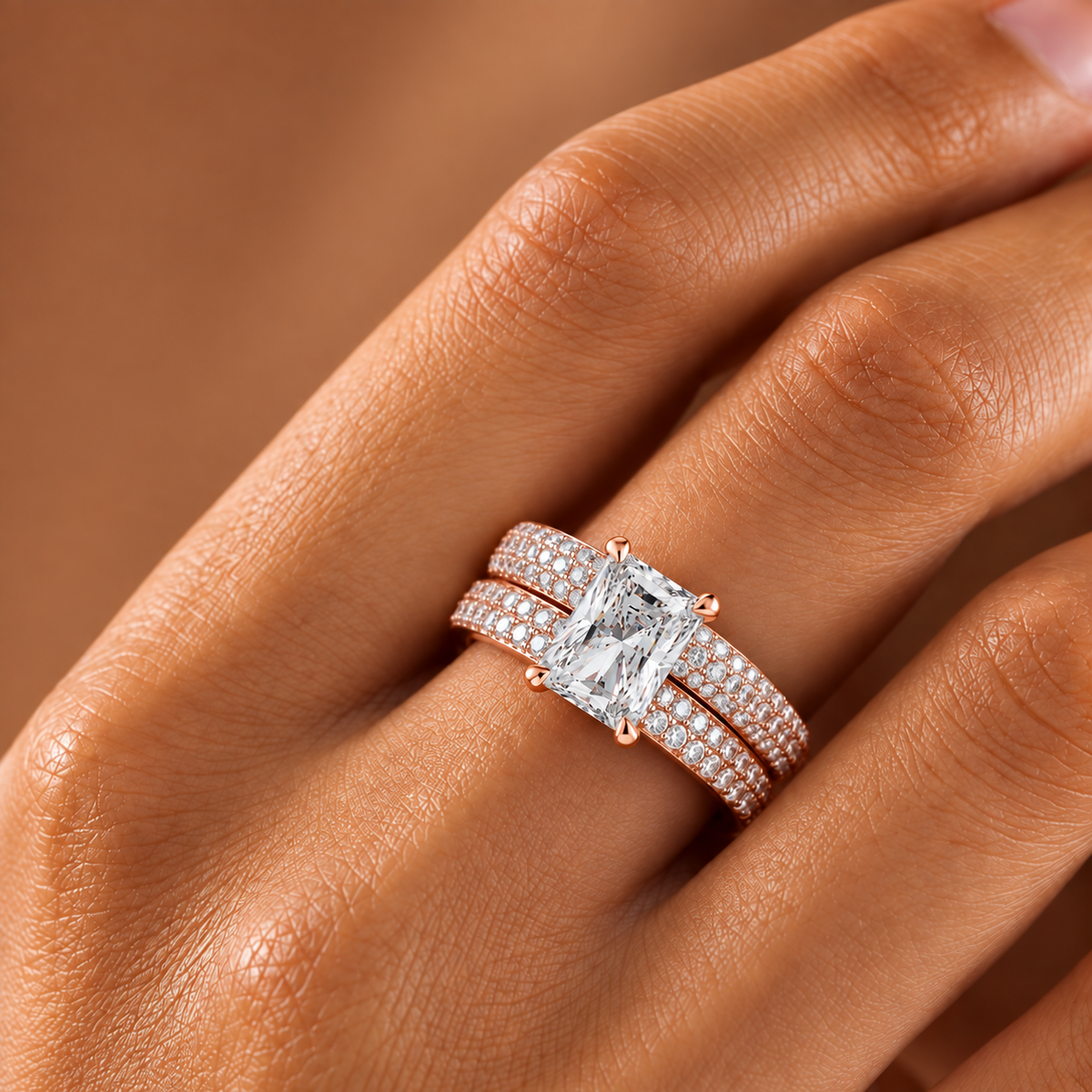 Imperial Radiance Lab Grown Diamond Statement Ring.