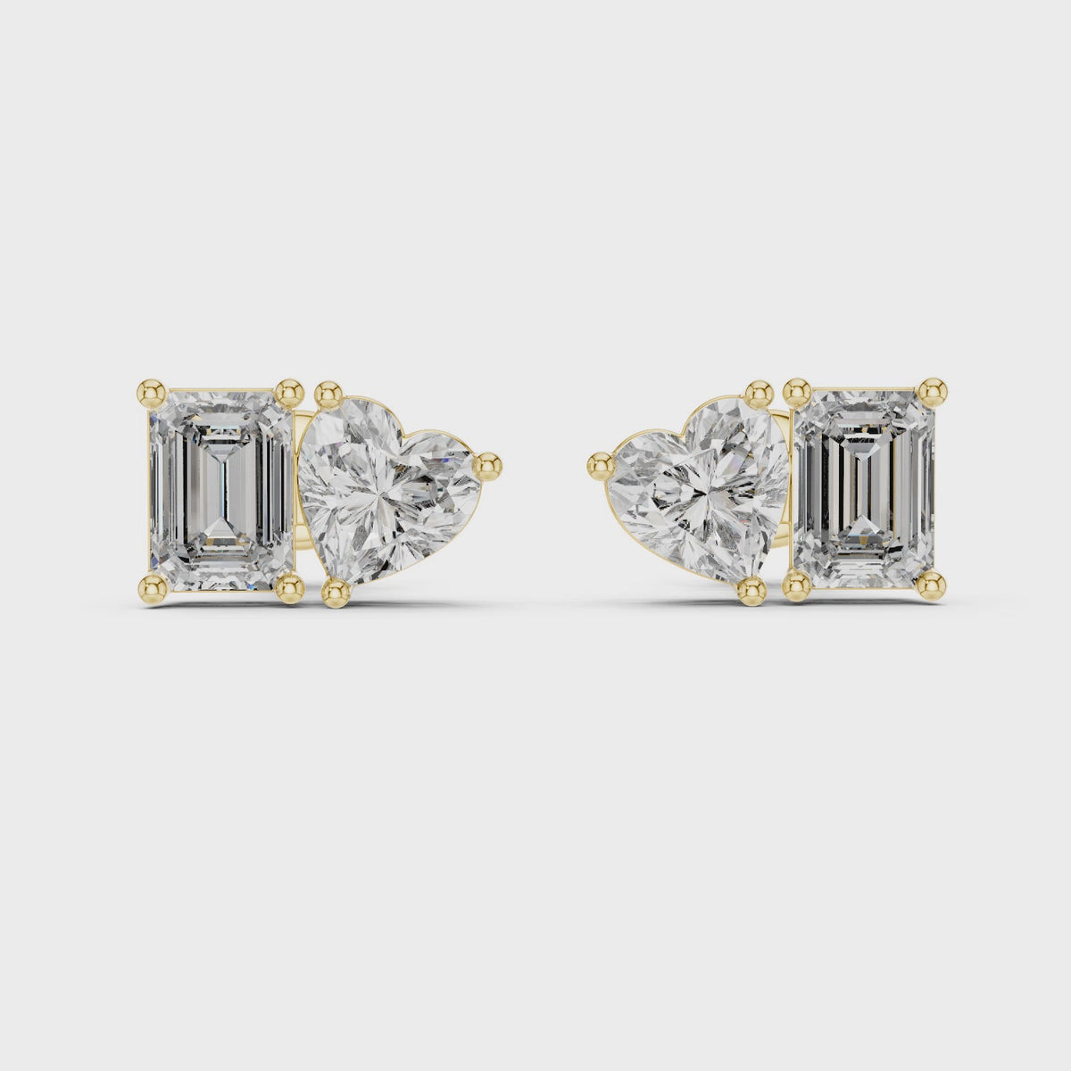 Elegant Rose Gold Diamond Hoop Earrings for Women