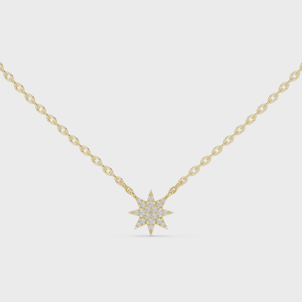 Celestial Star Diamond Pendant