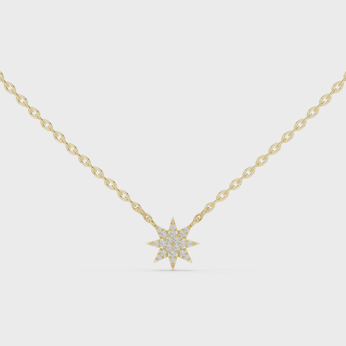 Celestial Star Diamond Pendant