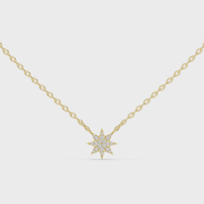 Celestial Star Diamond Pendant