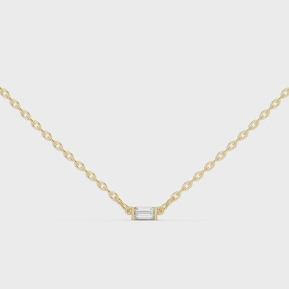 Tiny Solid Gold Heart Pendant – Simple Romantic Gift for Her