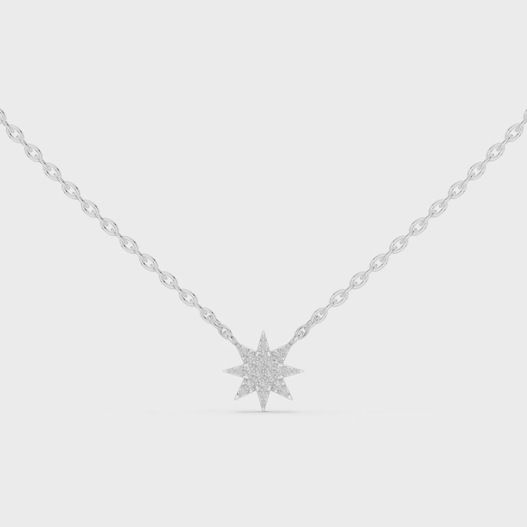 Celestial Star Diamond Pendant