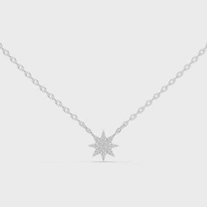 Celestial Star Diamond Pendant