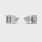 Elegant Rose Gold Diamond Hoop Earrings for Women