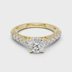 Classic Solitaire Diamond Ring – Timeless Gold Engagement Band.